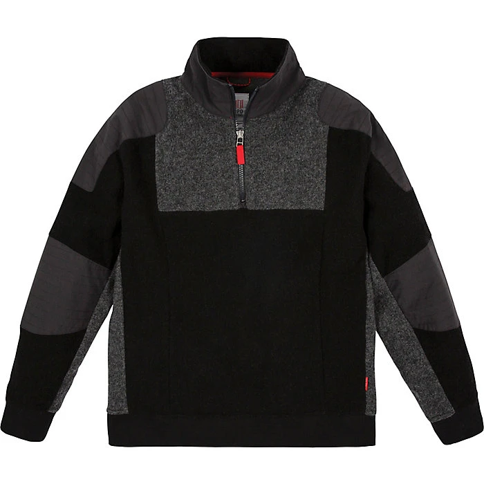 Topo Designs Men's Global 1/4 Zip Sweater 1 Topo Designs Men's Global 1/4 Zip Sweater